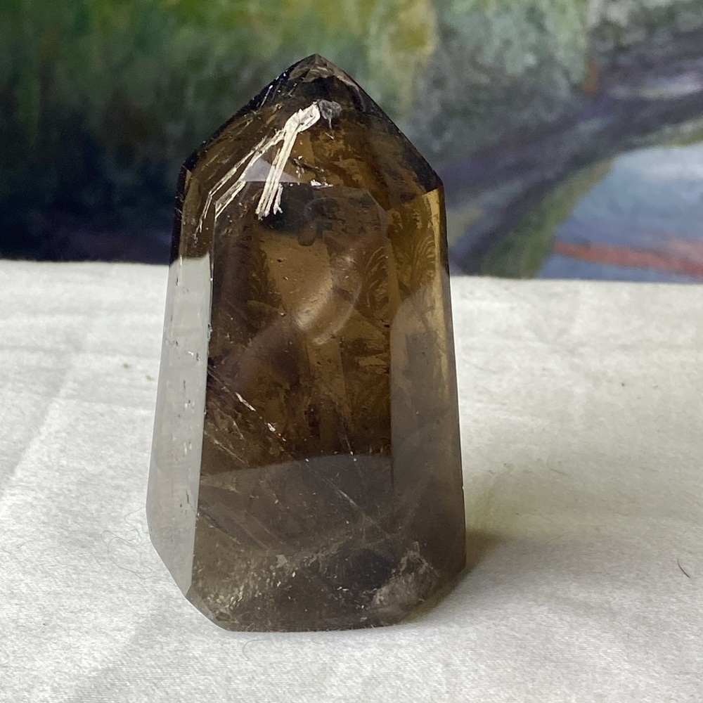 Smokey Quartz 3.25” Tower - Picture 4 of 7